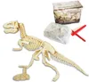 Fossile di dinosauro Scavo archeologico Dinosauro Scheletro assemblato fai-da-te, Modello giocattolo di dinosauro di simulazione, Educazione scientifica Regali fatti a mano per bambini