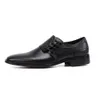 Batzuzhi zapatos hechos a mano para hombres negros zapatos de cuero genuino hombres para negocios calzado formal con cordones Zapatos de Hombre, US12