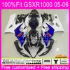 Bodys de Injeção para Suzuki GSX-R1000 GSXR 1000 05 06 Bodywork 11hm.0 GSXR1000 05 06 K5 GSX R1000 GSXR-1000 2005 2006 Feeding Hot Stock Blue