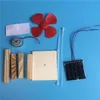 ventilador solar DIY tecnologia experimento científico pequena produção definido educacional fabricante brinquedos para crianças