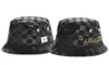 Mode-Neueste Baumwolle Mode Brief Eimer Hut Für Herren Frauen Kappen Schwarz Fischer Strand Sonnenblende Verkauf Folding Man casquette Bowler Cap