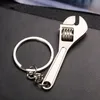 Creative Mini Wrench Keychain Metal Keyring Unisex Key Chain Wrench Key Ring Hand Tool Luggage Bag Pendant Gift Customizable VF1548