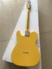 Brand new factory direct sales heritage classic yellow electric guitar basswood body maple xylophone neck chrome accessories free shipping.