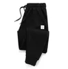 2021 mannen dikke fleece jogger broek casual broek mannelijke winter warm fluwelen joggingbroek trainingspak zwart grijs