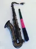 Suzuki profesjonalny nowy japoński saksofon tenorowy B flat Music Woodwide instrument czarny nikiel złoty Sax prezent z ustnikiem