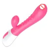 Sexleksaker för kvinnor orgasm 10 hastighetsmassager silikon kanin vibrerande dildo med kraftfull g spot clit vaginal vibrator sex produkter