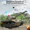 2.4G RC Araba, Programlanabilir Paletli Tank Oyuncaklar, Elektrikli Uzaktan Kumanda Taret 270 derece, yukarı, Simülasyon Ses Efektleri, Noel Çocuk Doğum Günü Çocuk Hediye, Q85, USU