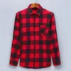 Men Flannel Plaid Shirt 100% Cotton 2019 Spring Autumn Casual Long Sleeve Shirt Soft Comfort Slim Fit Styles Brand Man Plus Size MX190720