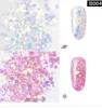 Light Chameleon Color Change Nail Glitter Paillettes Paillettes Colourful Sparkly Manicure Fai da te Nail Art Decoration 3D Decoration Olographic Glitter Art