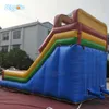 Großhandel PVC Material Aufblasbare Dual Slide Große Größe Aufblasbare Rutsche mit Pool für Wasserparkspiele