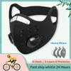 X-TIGER PRO Spor Maskesi Aktif Karbon Filtre Anti-Kirliliği Toz Geçirmez Maske Yıkanabilir Facemask Antivira Maskeleri Bisiklet Yüz