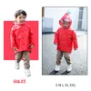 6 Colors Baby Rain Gear Cartoon Dinosaur Hooded Waterproof Poncho Rainwear for Kindergarten Student Raincoat Gift M10004677462