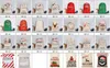 2020 Newest Christmas Santa Bags Santa Sack Drawstring Bag different Styles Canvas Candy Bags for kids gifts