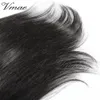 Vmae Clip Ins Unprocessed 120g Natural Color Golden Full cuticle aligned single donor European Brazilian Human Hair Extensions