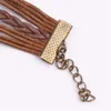 Bronze Life Tree Bracelet Jewelry Women Fashion Vintage Believe Infinity Bracelets for Men New Design Braided Wrap Leather Jewelry Wristband