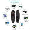 G10 Voice Air Mouse med USB 24GHz trådlös 6 -axel Gyroskopmikrofon IR Remote Control för Android TV Box Laptop PC1933729