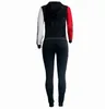 Mode Damen Trainingsanzüge Sportbekleidung Trainingsanzug Hoodies Top Hosen 2-teiliges Damen-Set Outfit Damen Damen Trainingsanzüge Kleidung Übergröße