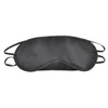 Black Eye Mask Polyester Svamp Skärmdäck Blindfold Mask för sovande Travel Soft Polyester Masks 4 Layer Gratis DHL