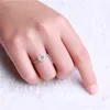 Austria Crystal Rhinestone Heart Finger Rings For Women Fashion Jewelry Accessories Charm for Valentine's gift