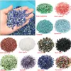 20 Farben natürliche Kristall-DIY-Perlen, Jade, gemischte Steine, Trommelsplitter, zerkleinerter Stein, Heilkristall, Schmuckherstellung, Heimdekoration, 30 g