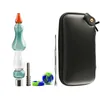 Spill-Proof Glass Water Bong Pro Reting Pipes Bag Set med 510 tråd Titan Quartz Banger Nail rostfritt Dabber Tool Water Pipe Dab Rig