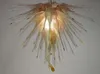 Lampada super lussuosa Lampadari moderni a LED con fiori Decorazioni per la casa Illuminazione Lampade a sospensione romantiche in vetro di Murano soffiato a mano AC 110/120/220 / 240V