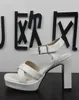 2020 fashion lady Gladiator Sandals platform sandals wedding Shoes Women square toe sandals chunky heel high heels strappy party shoe