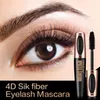 MACFEE 4D Silk Fiber Eyelash Makeup Waterproof Silicone Brush Head Mascara Förlängning tjockare Mascara Ship2820079