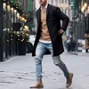 الرجال الخندق معاطف heflashor 2021 الخريف الشتاء أزياء الرجال الصلبة الأعمال عارضة الصوف سليم صالح جاكيتات ذكر قمم streetwear1