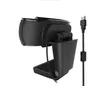 NEW 3 lamp HD Webcam Web Camera 30fps 640*480 PC Camera Built-in Sound-absorbing Microphone USB 2.0 Video Record For Computer PC Laptop