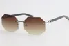 Óculos de sol retangulares de alta qualidade, óculos de sol retangulares de alta qualidade, masculinos e femininos, com caixa