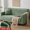 145-185cm Plush tecido elástico cobrir sofá de 2 lugares de algodão sólido cobre Cor Universal Sofá para Sala estiramento Slipcover Chair Tampa