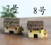 3 cm mignon résine artisanat maison fée jardin miniatures gnome Micro paysage décor bonsaï pour la décoration intérieure DHL