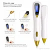 LCD Pasma Pen Pen Mole Tattoo Remover Beauty Facial Freckle Tag Wart Dot Dark Spot Pen Pen Pen For Face Skin Care Machine 8055736