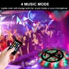 LED Strips Lights RGB Sync to Music Dimmable Strip Kit 164Ft5M 300 LEDs Light 2835 Lighting with Remote and Power Supply for H8112213