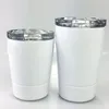 Gobelet à sublimation gobelets en acier inoxydable double paroi tasse pour enfants tasse à boire conique verre à vin transfert thermique bouteille d'eau A02