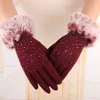 Gants kancoold fashion fashion hiver extérieur sport gants chauds bouche crue avec foret party women 2018nov234411839