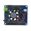 Freeshipping Raspberry Pi 3 Modello B+(Plus)/3B Ventola di controllo della temperatura intelligente programmabile + Power Hat Board | ingresso 6V~14V | CC 5 V max. 4A Fuori