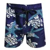 Vilebre Brand Board Shorts Men Bermuda Vilebre Turtle Printing Man Boardshort100％クイックドライメンズ水着v070232