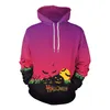 Halloween Night Party Stage Kostymer Pumpa Lantern Hoodies Europe och Förenta staterna Höst New Fashion Hooded Casual tröja