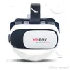 VR Box 3D Glasses Headset Virtual Reality Telefoner Fall Google Cardboard Movie Fjärrkontroll för smarttelefon vs Gear Head Mount Plastic VRB213N