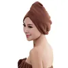 Microfaser After Shower Hair Drying Wrap Damen Mädchen Lady Handtuch Quick Dry Hair Hat Cap Turban Kopf wickeln Bade-Tools