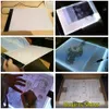 DHL LED Grafisk Tablet Skrivning Målning Ljus Box Tracing Board Copy Pads Digital Ritning Tablet Artcraft A4 Kopiera tabell LED-kort belysning