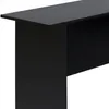 2020 gratis verzending Groothandel FCH L-vormige houten rechthoekige computer bureau met tweelaags boekenplanken zwart