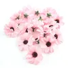 Daisy Flower Heads 4cm Silk Gerbera Fake Flowers Artificial Marguerite Flower Wedding Decoration Scrapbook DIY Flowers