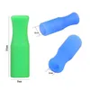 Silicone Tips Cover for 6mm Stainless Steel Straws Cover Teeth Protector Drinking Bar Accessories Christmas Party Supplies DLH0374015910