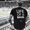 2020 Lift of a Balr T-shirt Topy Balr Menwomen T-shirt 100% Bawełna Piłka nożna Piłka nożna Sportswear Siłownia Koszulki Balr Marka Odzież