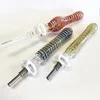 プレミアム10mm 14mm 19mmプラスチックケッククリップ用ボンアダプター喫煙ダウンシステムウォーターパイプNCアクセサリーメーカー実験室ラボクランプカラフルなクリップ