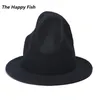 pharrell hatt filt fedora hatt för kvinnliga män hattar svart topp hatt y2001107932125