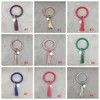 PU Pulseira Keychain Mármore Personalizado Leopardo Chaveiro Chaveiro Chaveiro Tassel Chaveiro Bracelete 32 Estilo Hha562